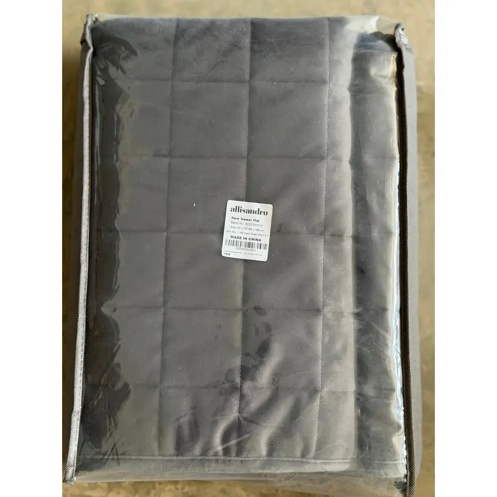 NEW! Allisandro Waterproof Pet Mat 32 x 73 in Dark Gray